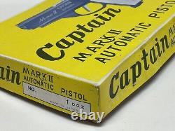 Vintage 1950's Captain Mark II Automatic Pistol Toy Cap Gun Case Of 12 NOS