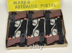 Vintage 1950's Captain Mark II Automatic Pistol Toy Cap Gun Case Of 12 NOS