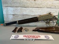 Vintage 1950's Hubley The Rifeman Flip Action Cap Gun Rifle For Parts Inv-2076