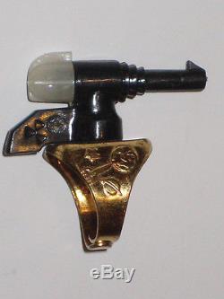 Vintage 1950's Ralston Cereal Premium SPACE PATROL HYDROGEN Ray Gun Toy Ring