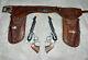 Vintage 1950's Roy Rogers Geo. Scmidt Toy Cap Guns And Holster