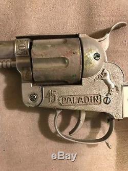 Vintage 1950s Paladin Gun And Holster