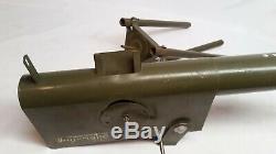 Vintage 1950s Tru Matic No. 800 Toy Gatling Machine Gun with tripod