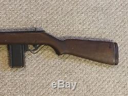 Vintage 1950s WOOD WOODEN M1 Carbine Rifle TOY gun 36 VERY COOL RARE
