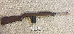 Vintage 1950s WOOD WOODEN M1 Carbine Rifle TOY gun 36 VERY COOL RARE