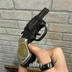 Vintage 1955 Dragnet Badge 714 Detective Cap Gun Revolver Pistol + Box TV Toy