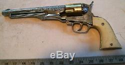 Vintage 1958 Hubley Colt. 45 Repeating Cap Pistol Gun Toy, NICE CONDITION