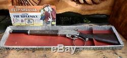 Vintage 1958 Hubley The Rifleman Flip Special Cap Gun Rifle / Rare Box