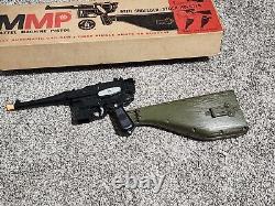 Vintage 1958 Mattel Machine Pistol MMP With Shoulder Stock Holster with Box NOS