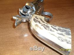Vintage 1960+/- MATTEL FANNER SHOOTIN SHELL45 PISTOL TOY CAP GUN with HOLSTER