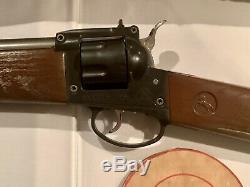 Vintage 1960 Mattel COLT SIX-SHOOTER RIFLE-Shootin Shells withIssues Rare Gun