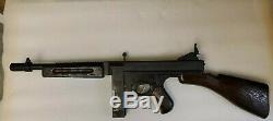 Vintage 1960's Mattel Tommy Burp Machine Gun Rare Working Condition Crank Handle