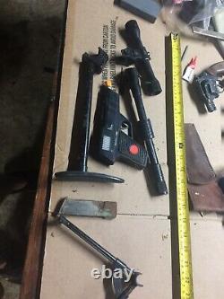 Vintage 1960s Ideal Man From Uncle Napoleon Solo Gun With Conversion Pieces