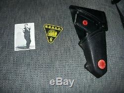 Vintage 1965 Ideal Man From Uncle Napoleon Solo Gun Complete W Badge