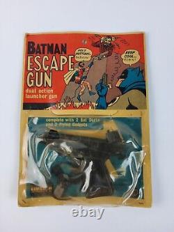 Vintage 1966 Batman Escape Gun Toy Black Version Lincoln International NPP READ