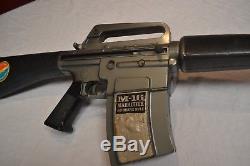 Vintage 1966 MATTEL M-16 MARAUDER Toy Gun Full Auto Rifle Very Loud Sound