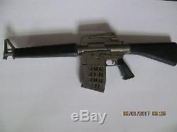 Vintage 1966 Mattel M-16 Marauder Toy Machine Gun