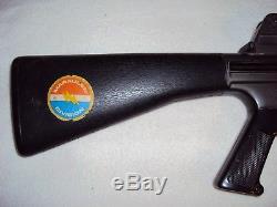Vintage 1966 Mattel M-16 Marauder Toy Machine Gun, Sounds Great