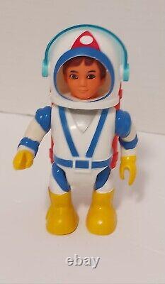 Vintage 1969 Billy BlastOff Eldon Japan Astronaut Action Figure/Space Ship/Gun