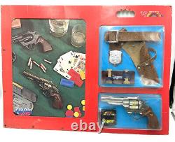 Vintage 1980 Edison Giocattoli full case Toy Gun Italy CHICAGO 20s SET RARE NIB