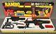 Vintage 1980's M60 Rambo Machine Gun Rifle Toy By Arco Complete In Box Nos