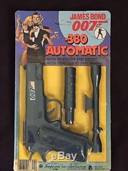 Vintage 1984 007 James Bond. 380 Automatic Toy Pistol Gun Octopussy Mint