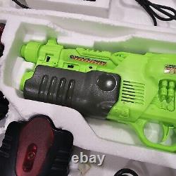 Vintage 1987 Tomy Hasbro Survivor Shot Neon Green Laser Tag Toy Gun UNTESTED