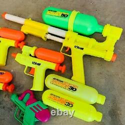 Vintage 1989 1990 Super Soaker Lot LARAMI 20 30 50 toy water guns