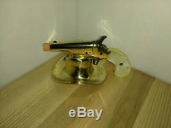 Vintage Antique Toy Cap Gun! Very Rare Gold plt Colt Pearl Grps Prop Derringer