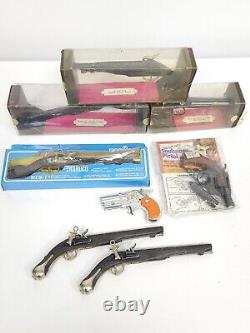 Vintage Armodelli Miniature Cap Gun Pistol Lot Farmen Trabuco Snubnose Deringer