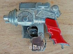 Vintage Atomic Disintegrator Hubley Ray Gun Buck Rogers Space Toy Cap Gun NR