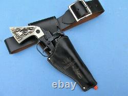 Vintage Bat Masterson Cap Gun Holster Rig (guns Not Included) Make Offer