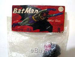 Vintage Batman Water Gun Pistol Toy Japan 1960s Adam West TV Show RARE & UNIQUE
