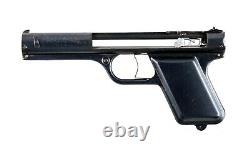 Vintage Black Version Circa 1937 Bulls Eye SHARP SHOOTER Gun Pistol Metal Box