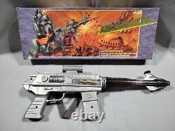 Vintage Bootleg Galactica Space Ray Gun Rifle Battery Operated Argentina Nib G