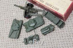 Vintage Britains American 155mm Field Gun x2 Military Toy & 5 Dinky Brand Toys