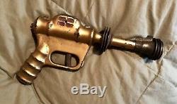 Vintage Buck Rogers Atomic Pistol U-235 Toy Space Ray Gun Daisy Pops