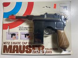 Vintage Cap Gun Larami Mauser Z-matic Collectors NOC New Carded Sealed Rare