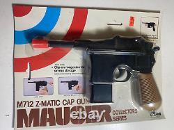 Vintage Cap Gun Larami Mauser Z-matic Collectors NOC New Carded Sealed Rare