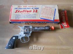 Vintage Cap Gun Nichols Stallion 32 Six Shooter with the Box Excellent Condition