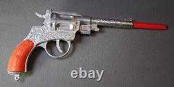 Vintage Cap Gun Revolver Pistol Diecast Aluminum Toy withBox