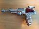 Vintage Chrome Bcm Space Outlaw Atomic Pistol Ray Cap Gun 1950's Foo Fighters