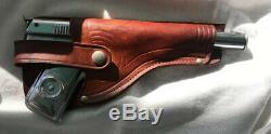 Vintage Collectible DAISY BB Gun Leather Holster Working Condition Cocks & Fires