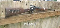 Vintage Colt 6 Shooter MATTEL TOY in VG Box Cap Gun Plastic Rifle Gun
