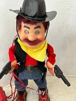 Vintage Cragstan's 2 Gun Sheriff Battery Operated Toy With Original Box