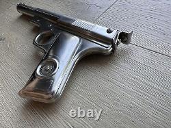 Vintage Daisy #118 Targeter Chrome BB Gun Toy Pistol USA