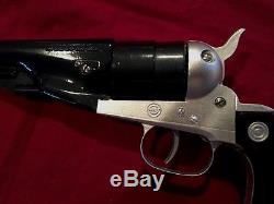 Vintage Daisy 44 Cap & Ball, Nichols Cap Gun VERY RARE Silver & Blue Nice