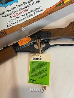 Vintage Daisy Red Ryder BB Pellet Gun With Box Paper Work And Bonus Comic Book