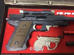 Vintage Deluxe Reading Corporation Multi-pistol Fake Gun Set Toy Kit #F4