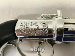 Vintage Diecast Pepperbox Cap Gun Crescent Toy Company Excellent Condition